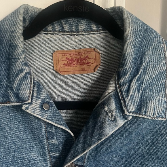 Denim Jacket with Button Closure - Picture 2 of 8